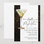 Aged to Perfection 30th Verjaardag uitnodiging (Voorkant / Achterkant)