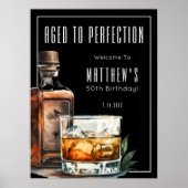 Aged To Perfection Birthday Party Poster (Voorkant)