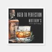 Aged To Perfection Birthday Party Servet (Voorkant)