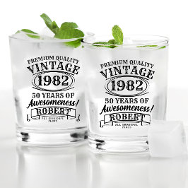 Aged to Perfection Gepersonaliseerde  Verjaardag Whisky Glas