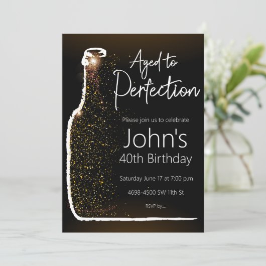 Aged to Perfection Kaart (Staand voorkant)