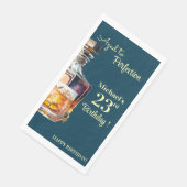 Aged to Perfection Men 23rd Whiskey Birthday Servet (Hoek)