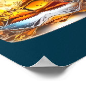 Aged to Perfection Men 70th Whiskey Birthday Poster (Hoek)