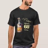 Aged to Perfection Men's 60th Whiskey Birthday  T-shirt (Voorkant)