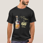 Aged to Perfection Men's 60th Whiskey Birthday  T-shirt (Voorkant)