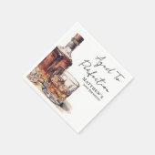 Aged To Perfection Men's Birthday Party Servet (Hoek)