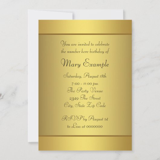 Aged to Perfection Verjaardagsfeest Kaart (Achterkant)