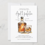 Aged to Perfection Whiskey Man Verjaardag Kaart<br><div class="desc">Ben je klaar om een mijlpaal te vieren in het leven van een echte whisky liefhebber? Zoek niet verder dan onze "Aged to Perfection Whiskey Male Birthday Invitation"! Deze zorgvuldig vervaardigde uitnodiging combineert perfect de charme van whisky met het plezier van een verjaardagsfeest, waardoor het een ideale keuze is voor...</div>