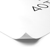 Aged to Perfection Whiskey Verjaardag Poster Custo (Hoek)