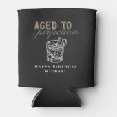 Aged to Perfection Whiskey Verjaardagsfeest Blikjeskoeler (Voorkant)