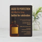 Aged to Perfection | Whisky Birthday Kaart (Staand voorkant)