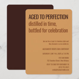 Aged to Perfection | Whisky Birthday Kaart