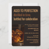 Aged to Perfection | Whisky Birthday Kaart (Voorkant)