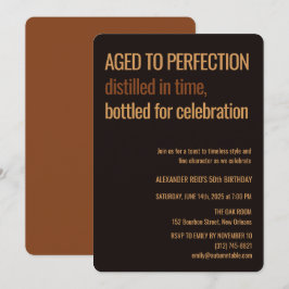 Aged to Perfection | Whisky Birthday Kaart