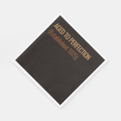 Aged to Perfection | Whisky Birthday Servet (Hoek)