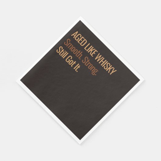 Aged to Perfection | Whisky Birthday Servet (Hoek)