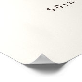 Aged to Perfection Whisky & Cigar Birthday Welcome Poster (Hoek)