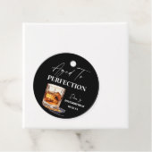 Aged To Perfection Whisky Glass Birthday Party Bedankjes Labels (In situ)