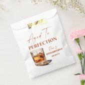 Aged To Perfection Whisky Glass Birthday Party Bedankzakje (Gezegeld)