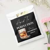 Aged To Perfection Whisky Glass Birthday Party Bedankzakje (Gezegeld)