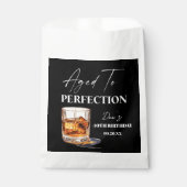 Aged To Perfection Whisky Glass Birthday Party Bedankzakje (Voorkant)