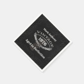 Aged to Perfection Wijn Verjaardag Servet (Hoek)