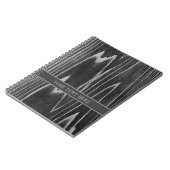 Aged Wood Grain Minimalist - Personalizable Notitieboek (Linkerzijde)