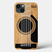 Aged Wood Guitar Signature Case-Mate iPhone Case (Achterkant)