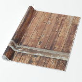 Aged Wooden Fence Cadeaupapier (Uitgerold)