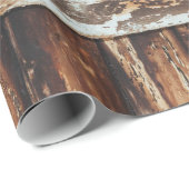 Aged Wooden Fence Cadeaupapier (Rol Hoek)