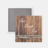 Aged Wooden Fence Magneet (Voorkant / Achterkant)