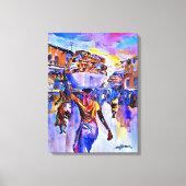 Agege Brood van Ini Brown Canvas Afdruk (Voorkant)