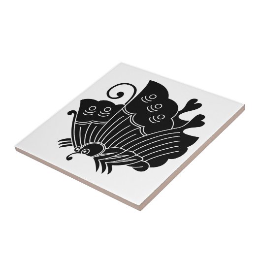 Ageha Butterfly Tegeltje (Zijkant)