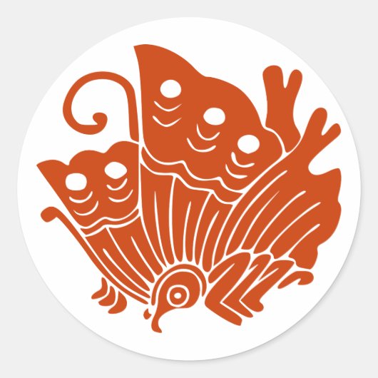 Ageha cho, Japan Ronde Sticker (Voorkant)
