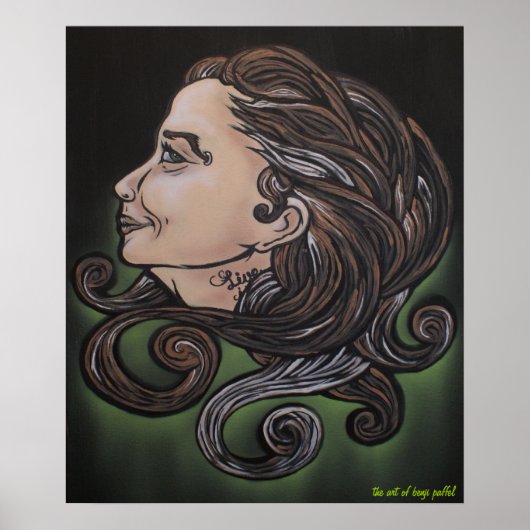 Ageless Beauty Poster van Benji Paffel (Voorkant)