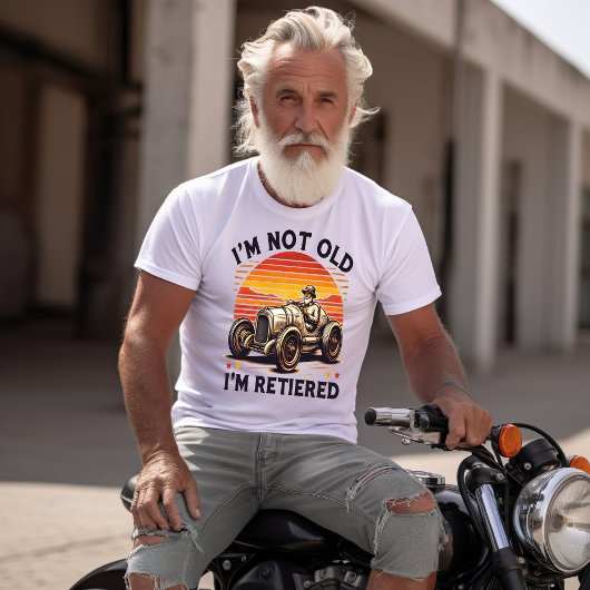 Ageless Charm: Ik ben niet oud Ik ben een gepensio T-shirt