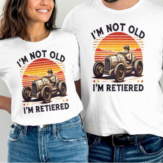 Ageless Charm: Ik ben niet oud Ik ben een gepensio T-shirt