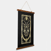 Ageless Darkness Baphomet Tapestry Hangend Wandkleed (Gebogen)
