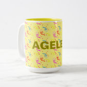 Ageless Verjaardag en Confetti Two-Tone Mok (Voorkant links)