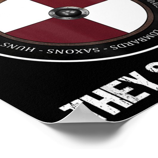 Agema Apparel Uni-adults Medieval History , Black, Poster (Hoek)