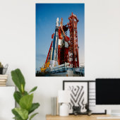 Agena Target Vehicle on Launch Pad for Gemini 11 Poster (Thuiskantoor)