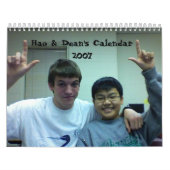 Agenda 2007 van Hao en Dean Kalender (Hoes)