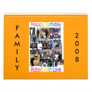 Agenda 2008 familie bruin kalender