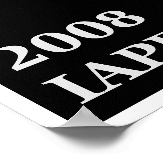 Agenda 2008 van Iapetus Poster (Hoek)