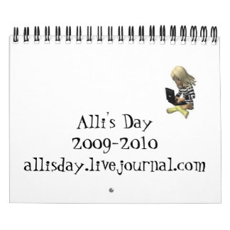 Agenda 2009-2010 van Alli's Day Mini Kalender