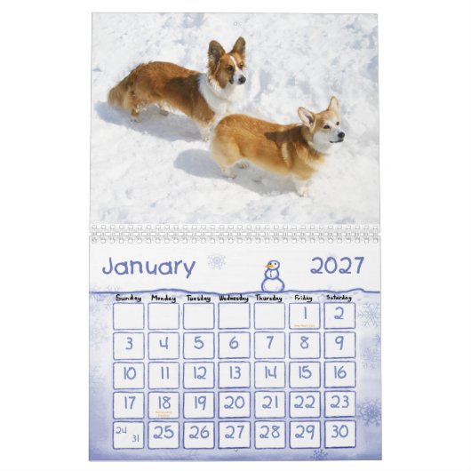 Agenda 2009 Welsh Corgi Kalender (Jan 2027)