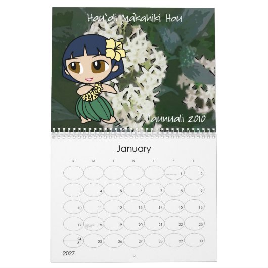 Agenda 2010 "Aloha Honeys" Kalender (Jan 2027)