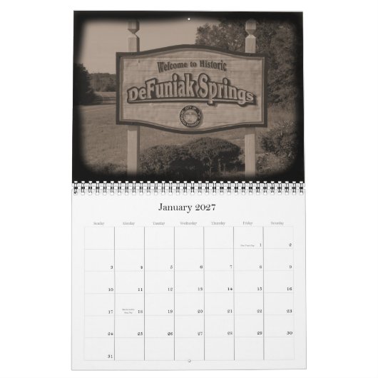 Agenda 2010 DeFuniak-Springs Kalender (Jan 2027)