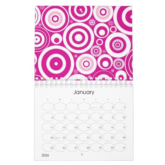 Agenda 2010 ~ Grooviest Retrospective 1960 Kalender (Jan 2026)