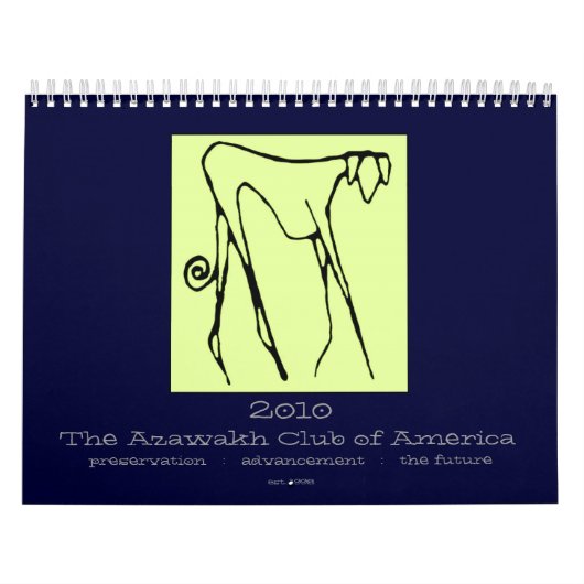 Agenda 2010 van Azawakh Kalender (Hoes)